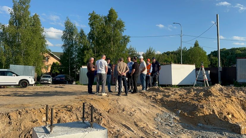 Первый заместитель министра ЖКХ Московской области Дмитрий Лабыкин проверил ход строительства инфраструктурных объектов