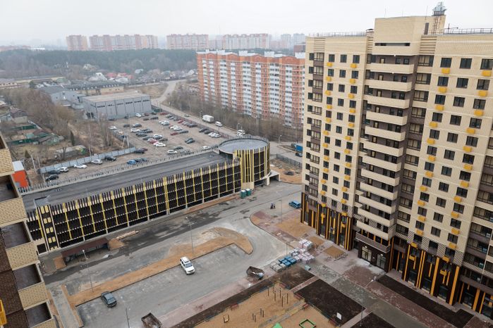 Наземный паркинг на 386 машино-мест в ЖК «Шоколад» в Дмитрове