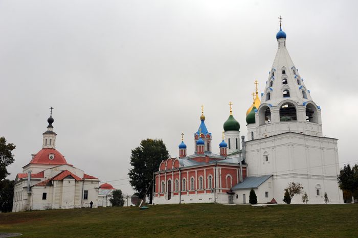 Вид на Соборную площадь в Коломне