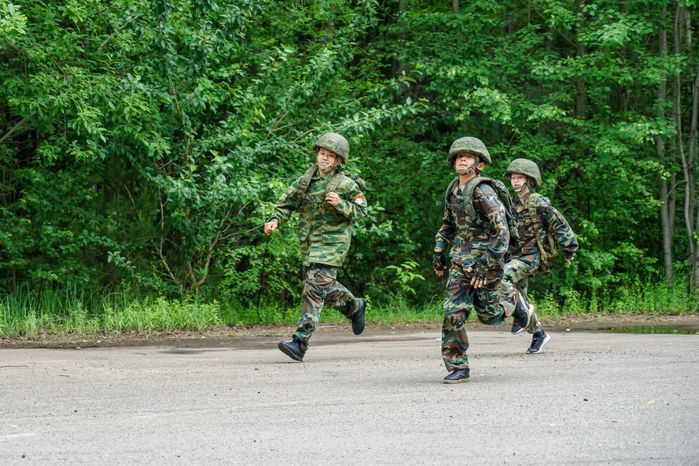 Межрегиональные соревнования воспитанников военно-патриотических клубов «Суворовские сборы» в Раменском