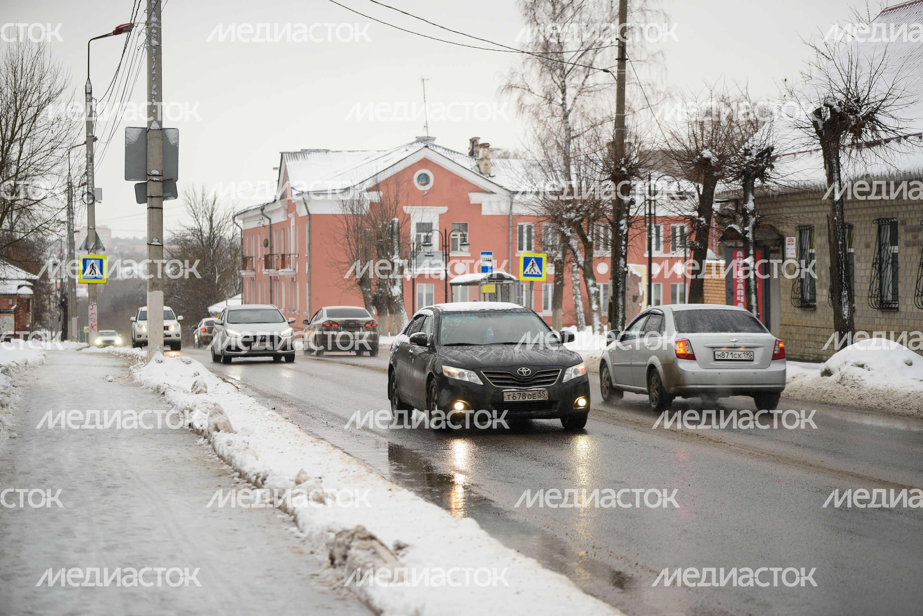 Виды города Серпухов зимой