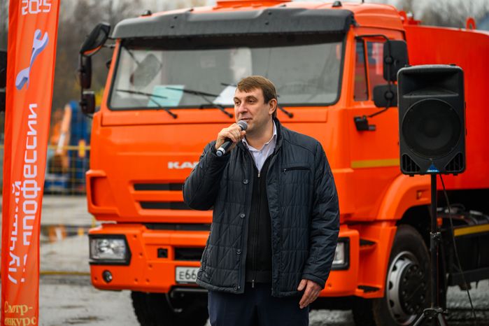 Генеральный директор Мособлводоканала Владимир Векленко на конкурсе «Лучший по профессии» среди работников ЖКХ