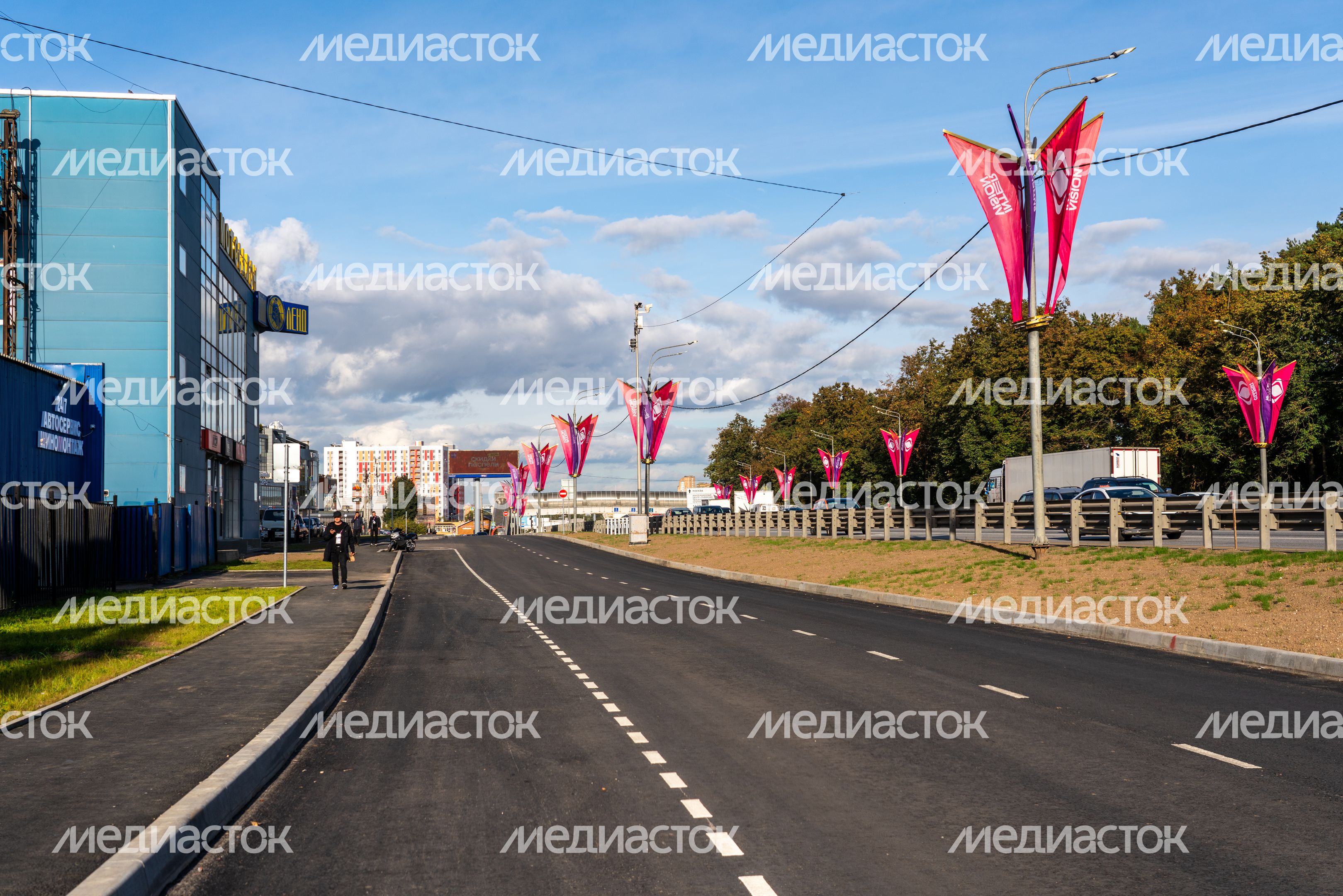 Новая автодорога в Одинцово к ТПУ «Сколково» Новая автодорога в Одинцово к ТПУ «Сколково»