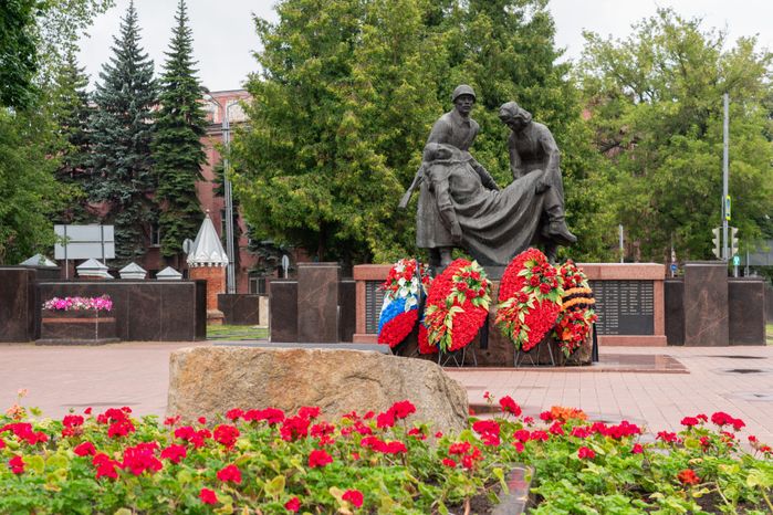 Аллея памяти в Клину