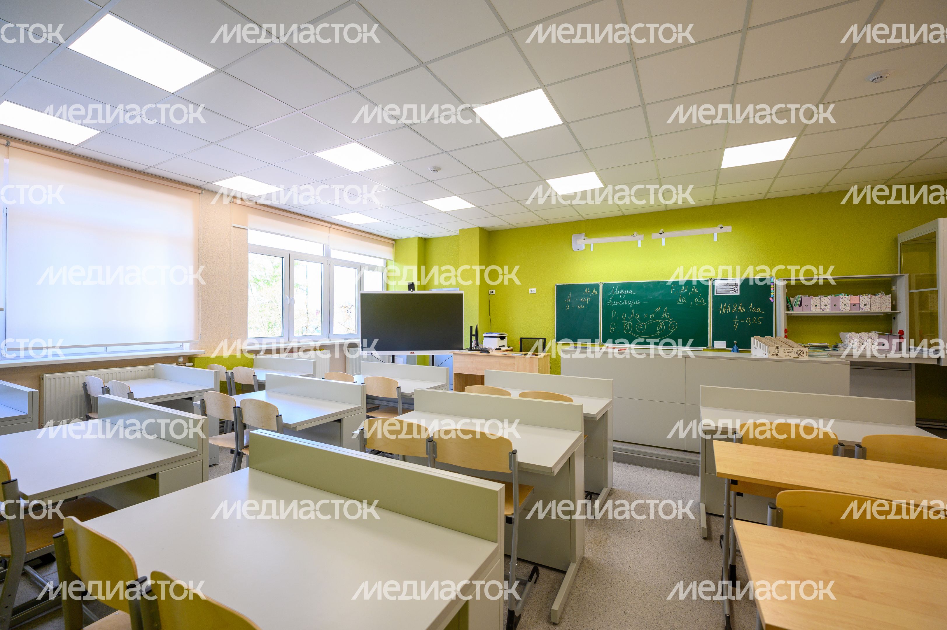 Средняя школа №1 после капитального ремонта в Серпухове. Школа современного образования Средняя школа №1 после капитального ремонта в Серпухове. Школа современного образования