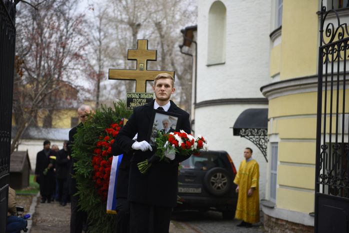 Церемония прощания с режиссером Георгием Юнгвальд-Хилькевичем в Москве