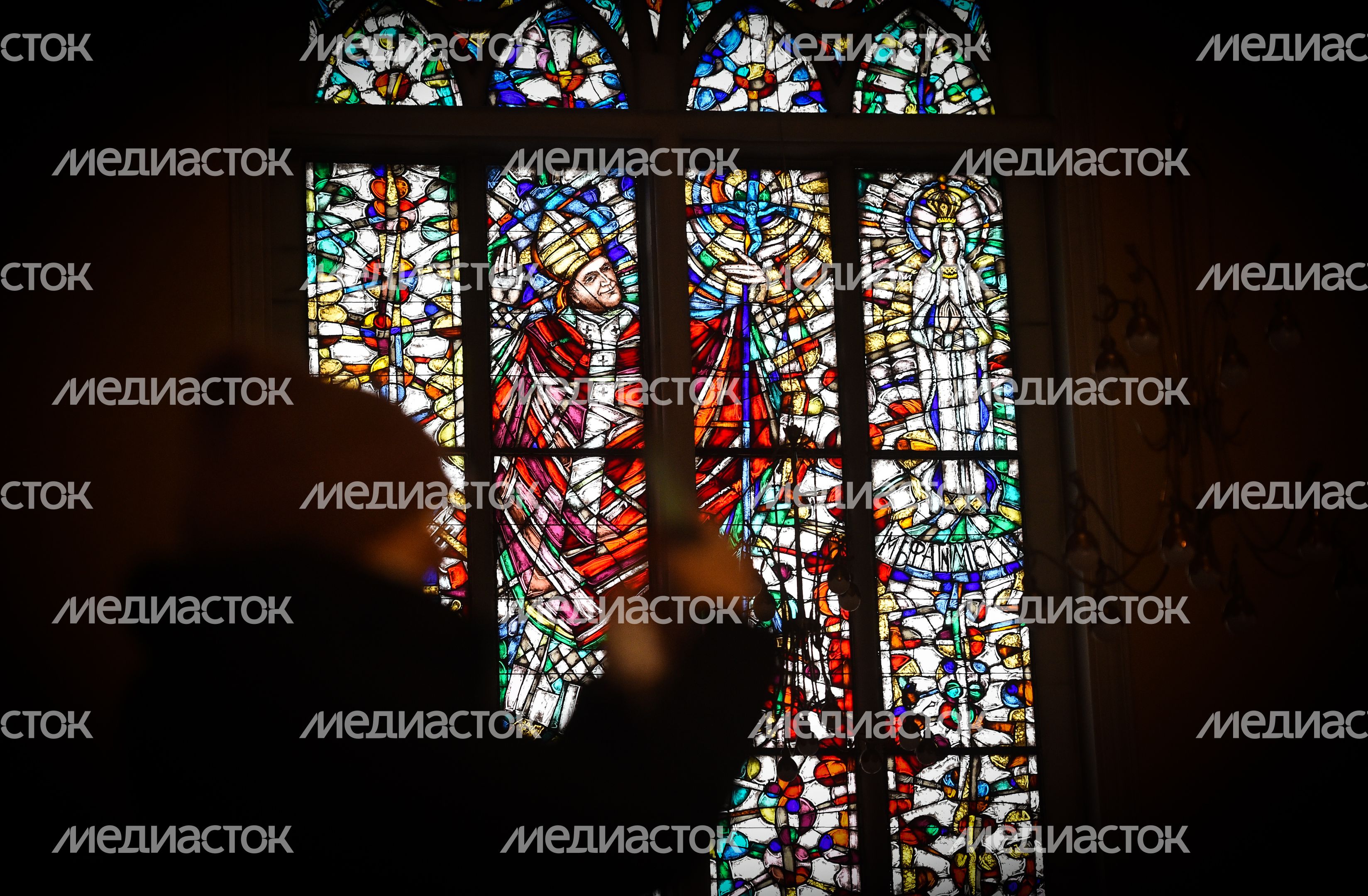 Рождественская служба в кафедральном соборе Непорочного Зачатия Пресвятой Девы Марии