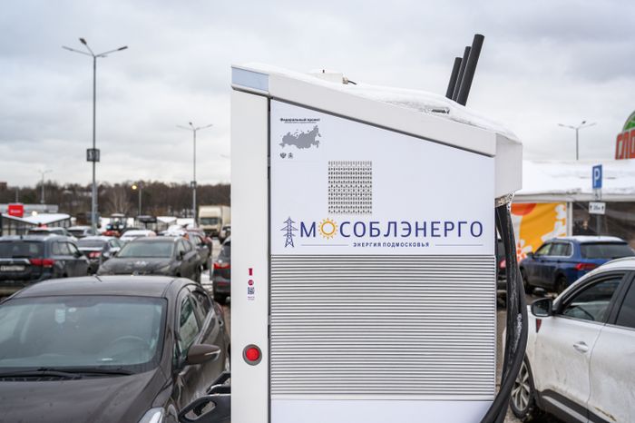 Электрозарядная станция  (ЭЗС) на улице Энтузиастов в Балашихе