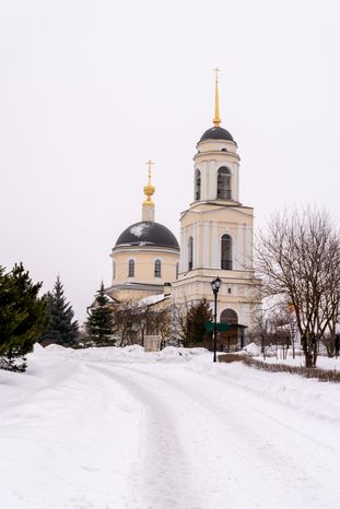 Радонеж Сергиево-Посадского горокруга. Зима