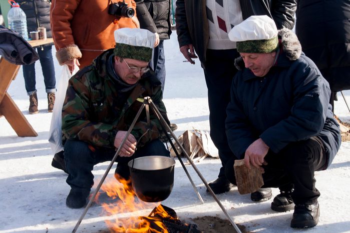Фестиваль солдатской каши в Черноголовке