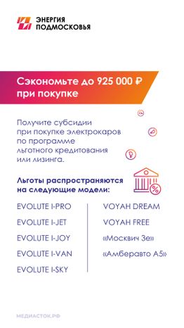 Льготы для владельцев электромобилей вертикаль 05