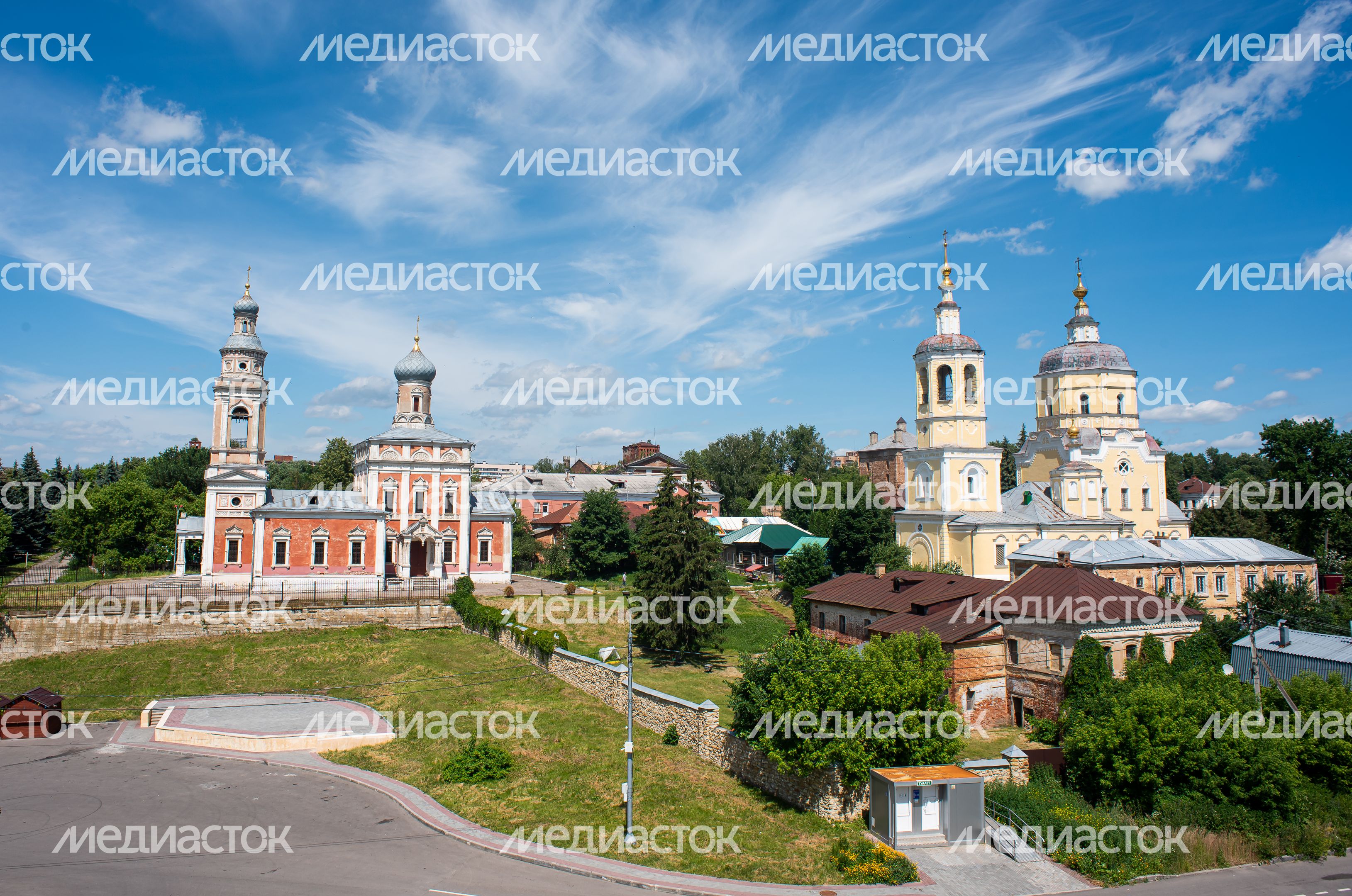 Летние виды города Серпухов