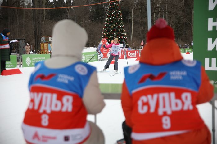 Сдача норм ГТО по лыжам