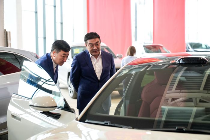 Открытие ТВК автомобилей и техники бизнес-парка "Гринвуд" в Красногорске