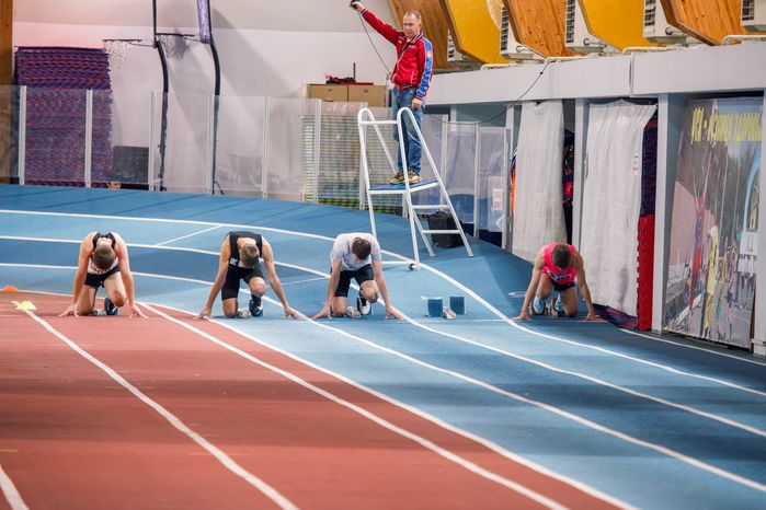 Спортивное соревнование Московской области по легкой атлетике в помещении в Щелково