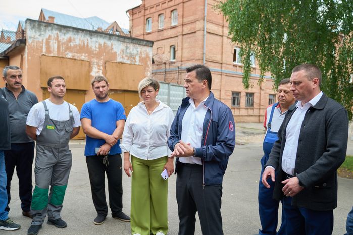 Оперативный штаб с участием Губернатора Подмосковья на месте ЧП в Сергиевом Посаде