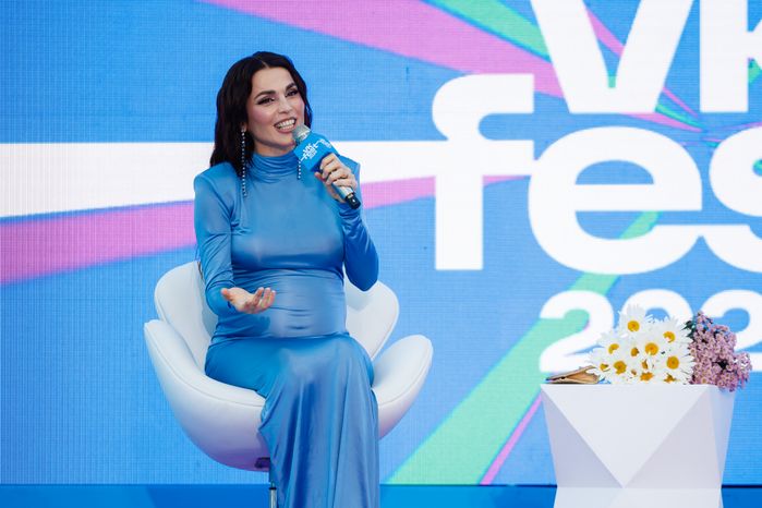 Певица Сати Казанова на VK Fest -2024 в московских "Лужниках"