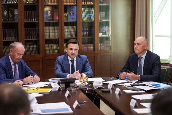 Андрей Воробьев обсудил приоритетные направления сотрудничества с представителями ПАО «Газпром»
