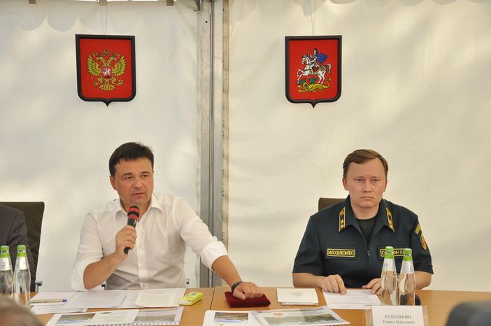 Андрей Воробьев посетил Егорьевский район