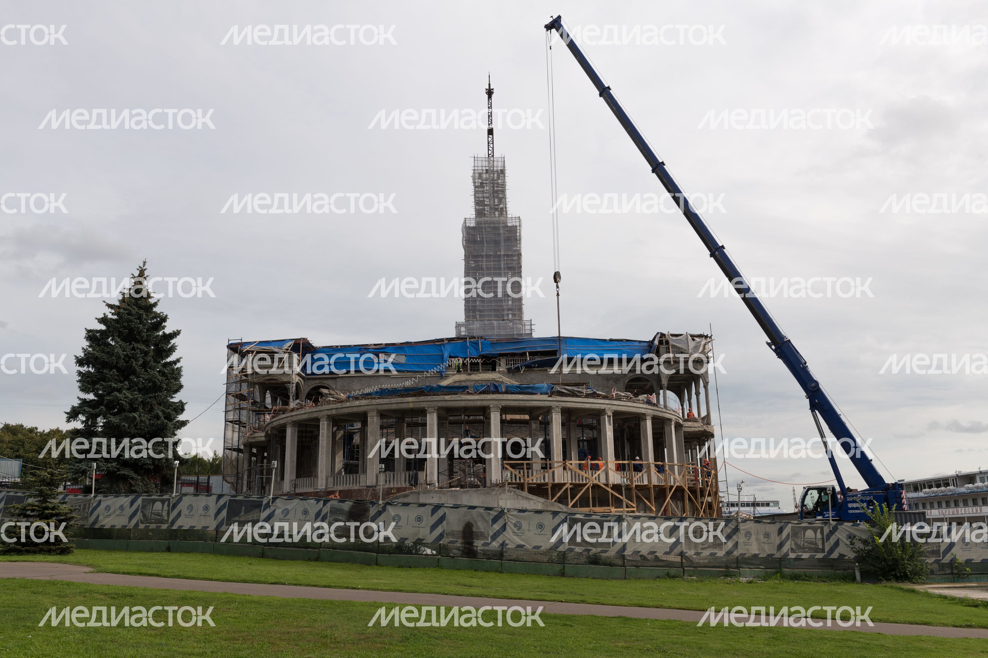 Реставрация Северного речного вокзала