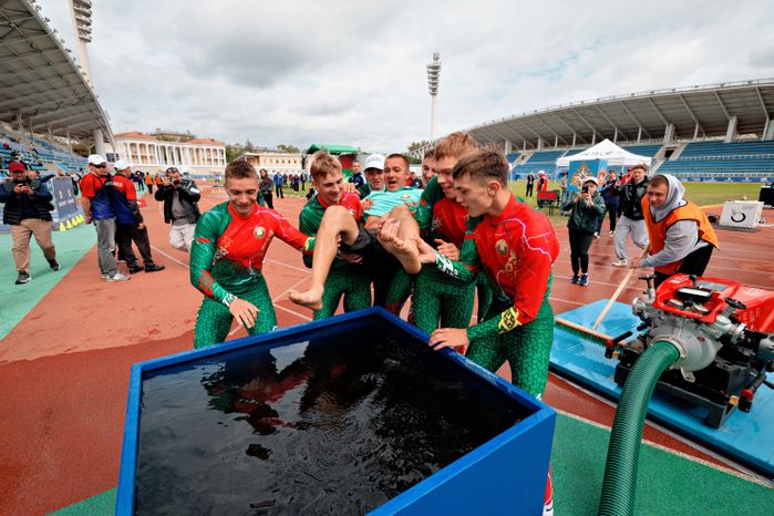 Юношеская сборная Беларуси победила в общем зачете на XI Чемпионате мира по пожарно-спасательному спорту