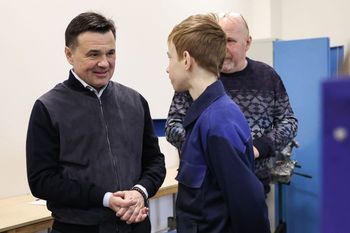 Андрей Воробьев посетил образовательный центр "Созвездие"