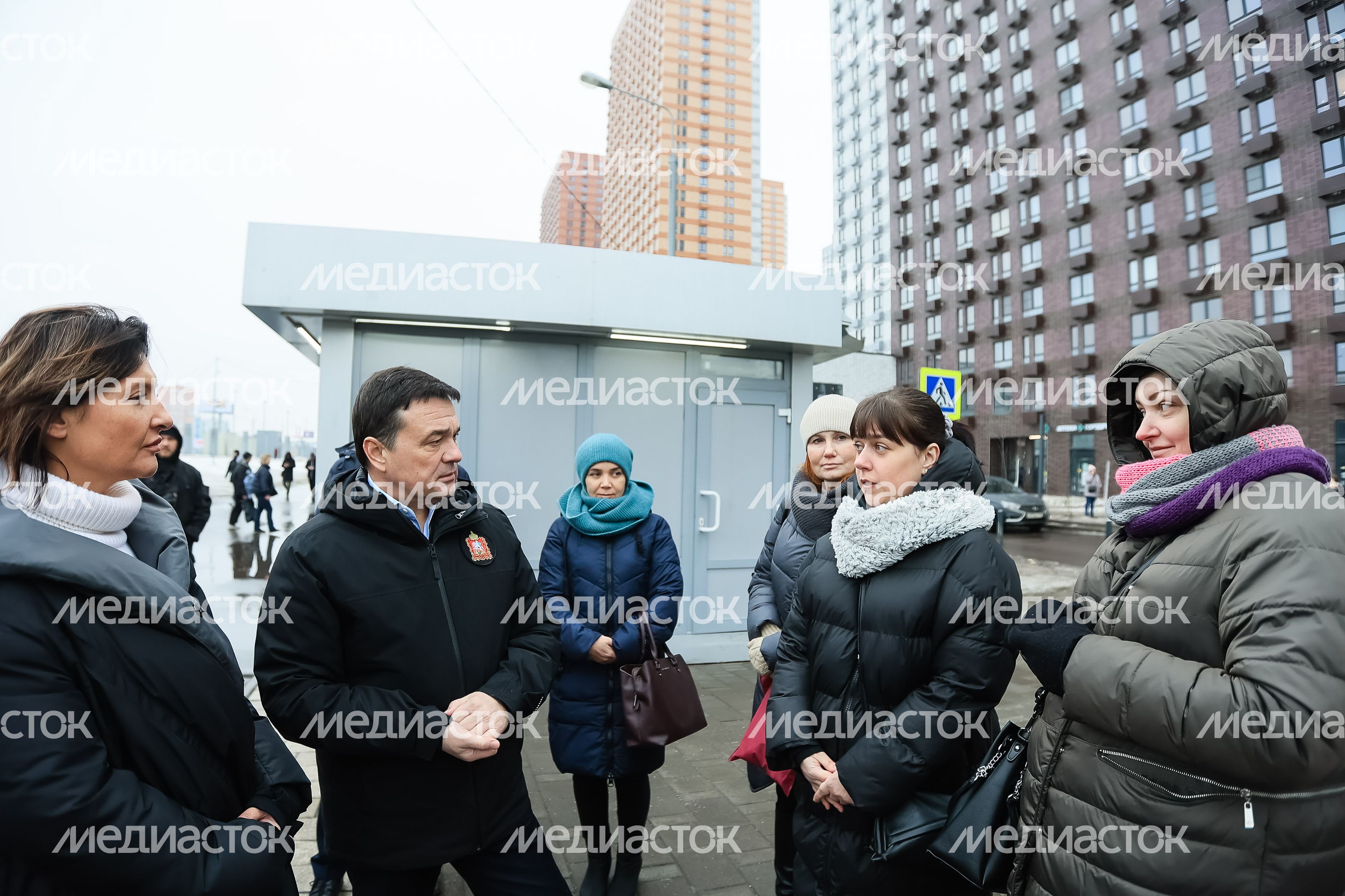 Посещение губернатором пересадочного узла в Котельниках
