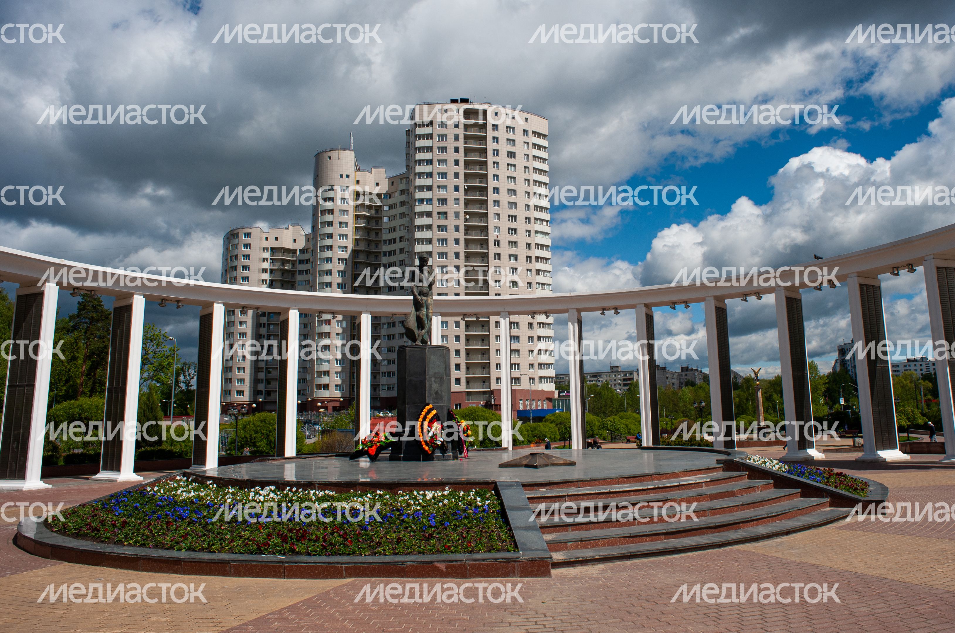 Весенние виды города Пушкино