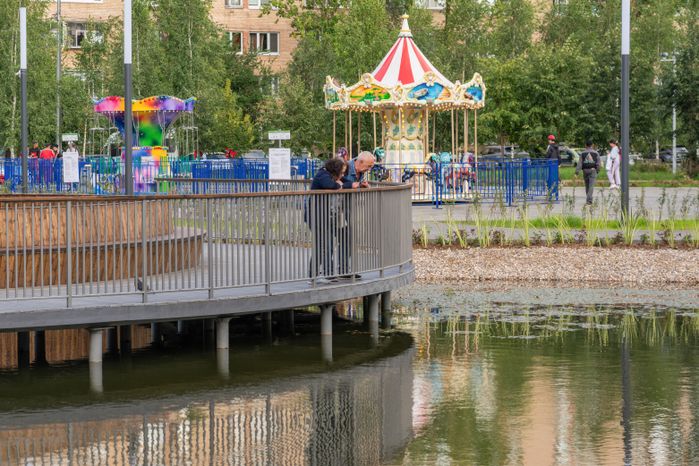 Центральный парк культуры и отдыха  в Лобне