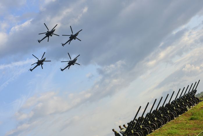 Международный военно-технический форум «Армия-2015». Динамический показ