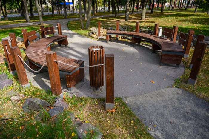 Сквер имени В.Н. Леонова в Зарайске