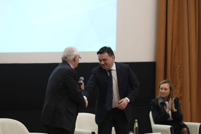 Встреча губернатора Подмосковья с медицинской общественностью института имени М. Ф. Владимирского