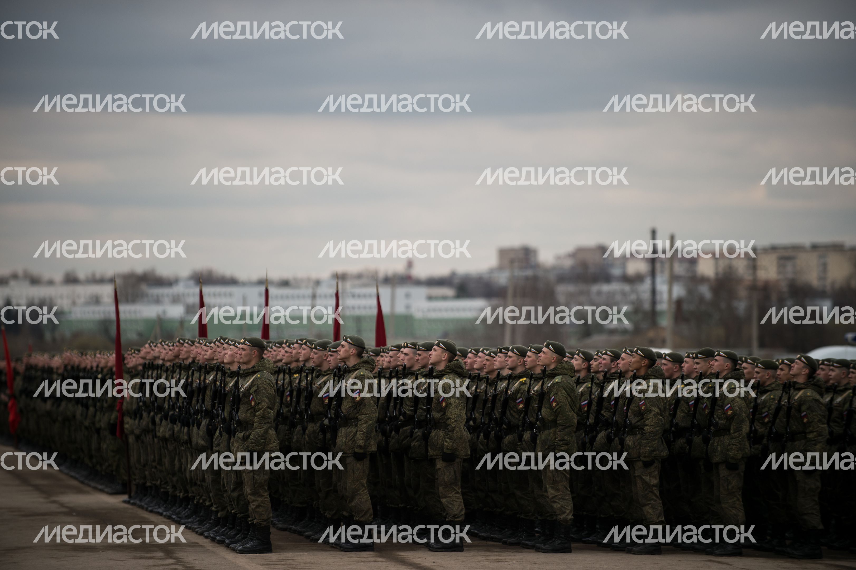 Репетиция Парада Победы в Алабино
