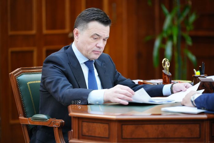 Андрей Воробьев обсудил с главой г.о. Подольск приоритетные задачи муниципалитета