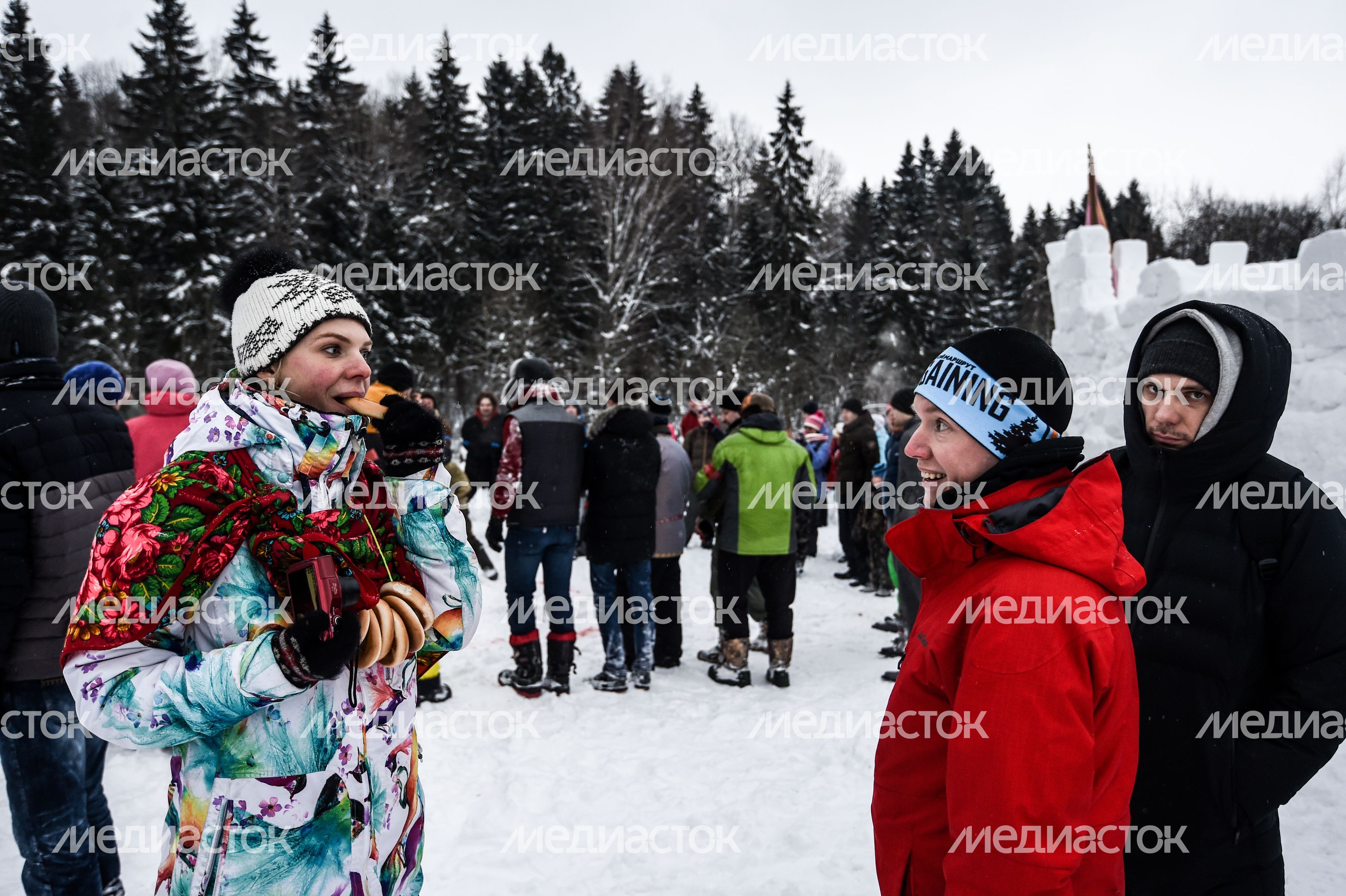 Празднование Масленицы в Копнино