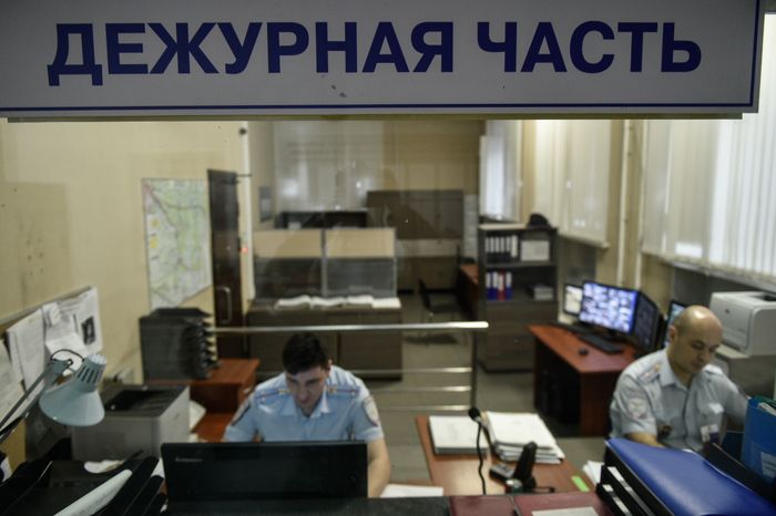 Работа Полции на Казанском вокзале