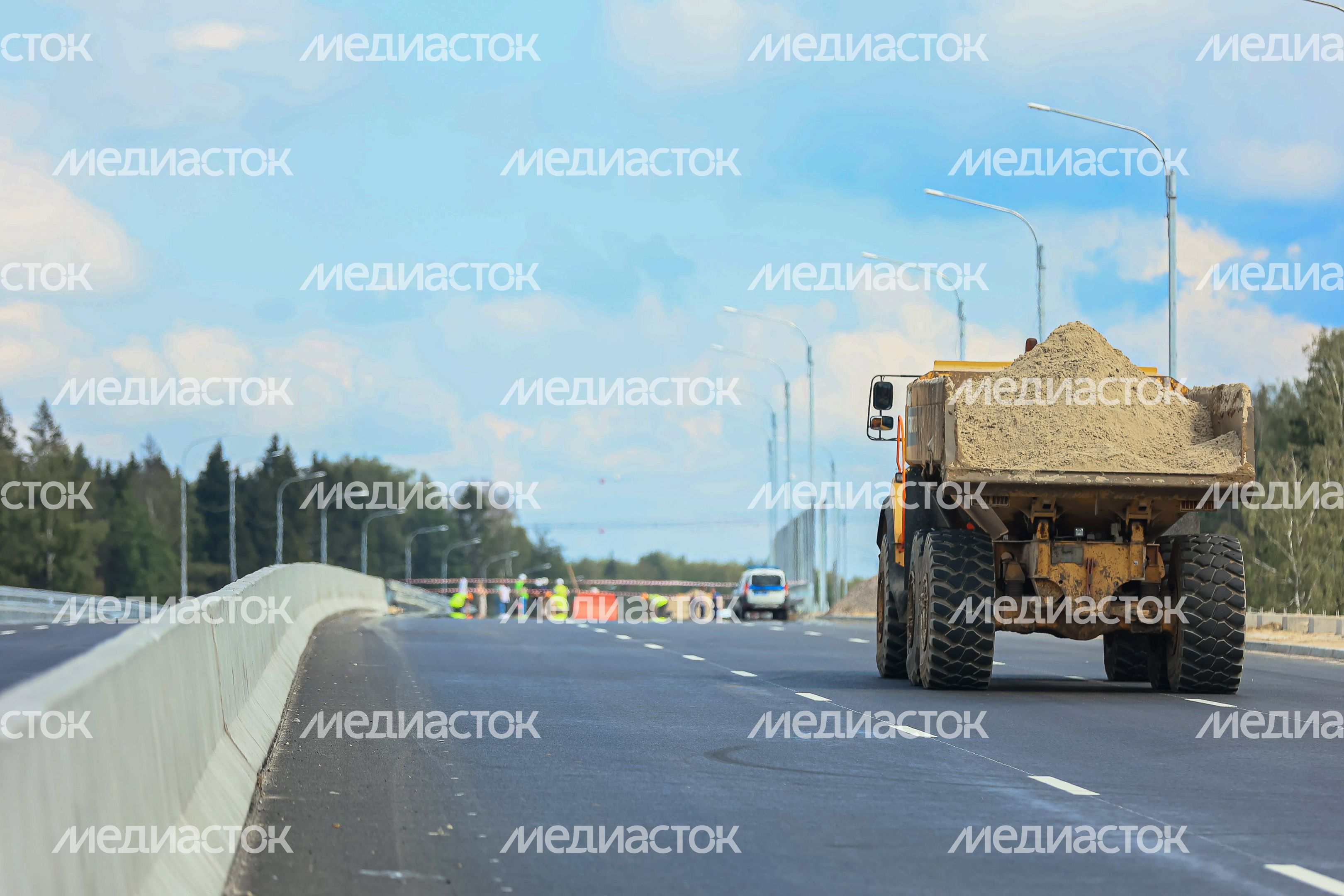 Проверка хода строительства подмосковного участка М-12 «Москва-Казань» Губернатором Подмосковья