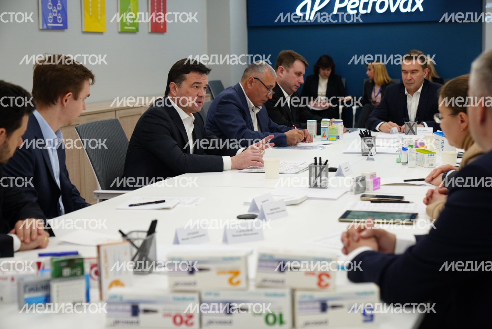 Встреча губернатора с фармпроизводителями Подмосковья