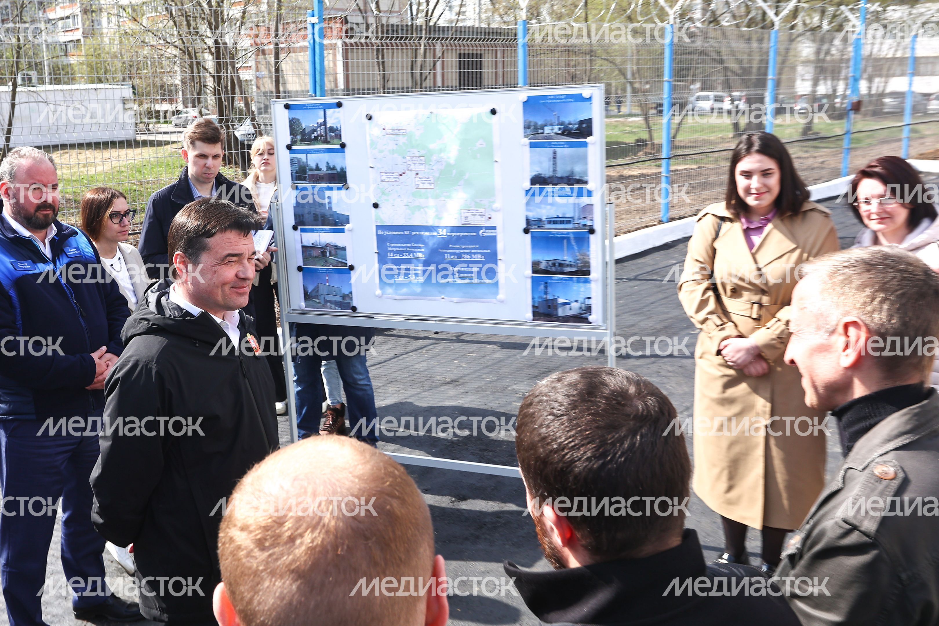 Проверка работы котельной в Серпухове Губернатором Подмосковья