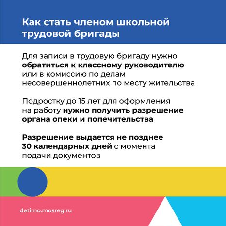 Работа в школьных трудовых бригадах