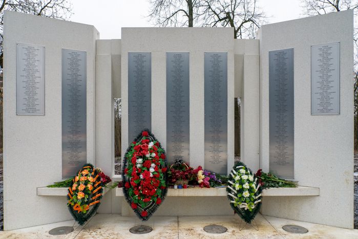Обновленный мемориал в микрорайоне Майданово в Клину