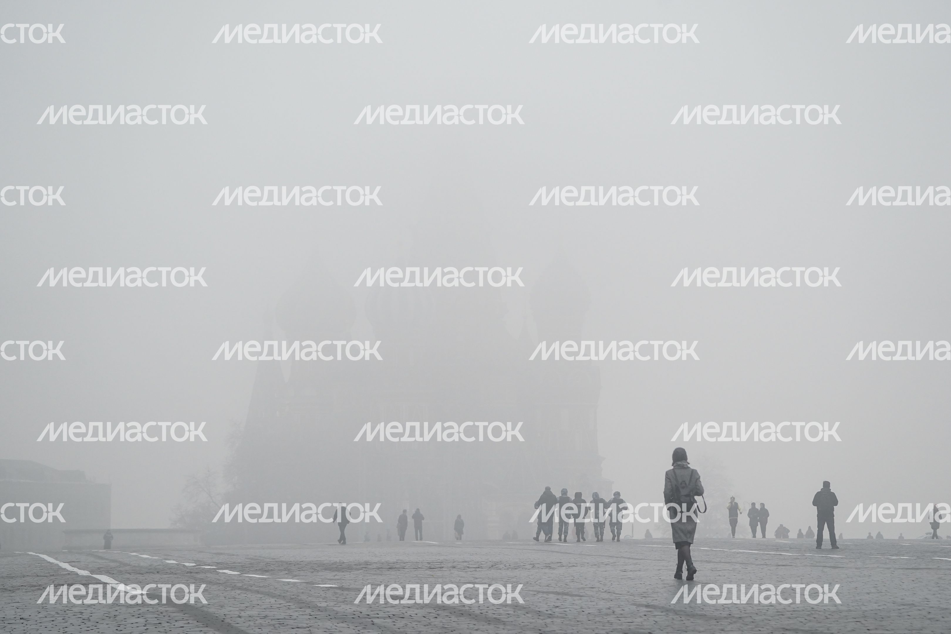 Аномальный туман в Москве