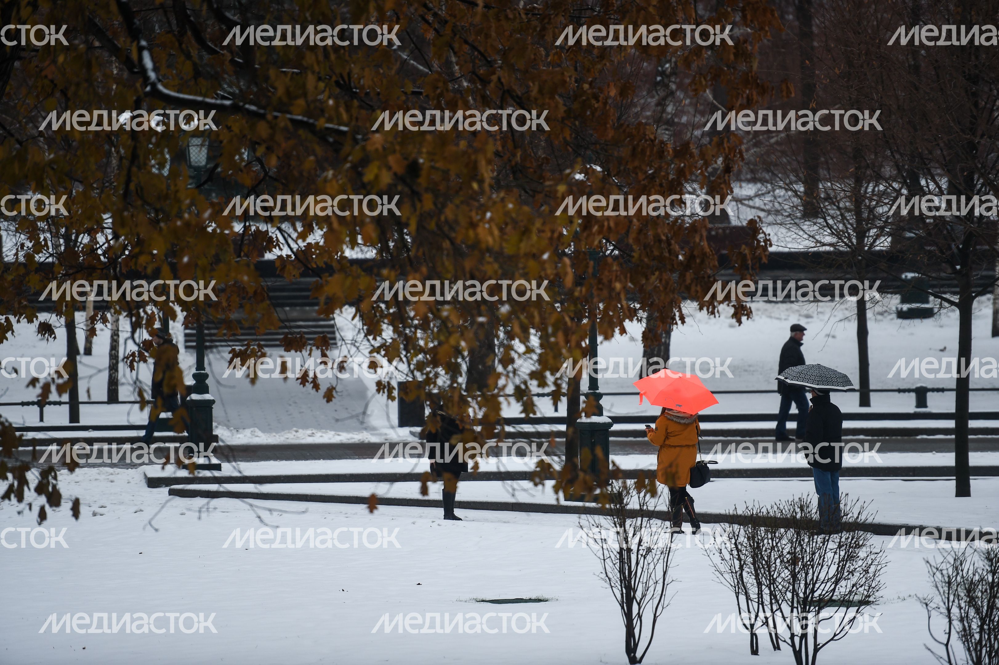 Последстивя сильного снегопада в Москве