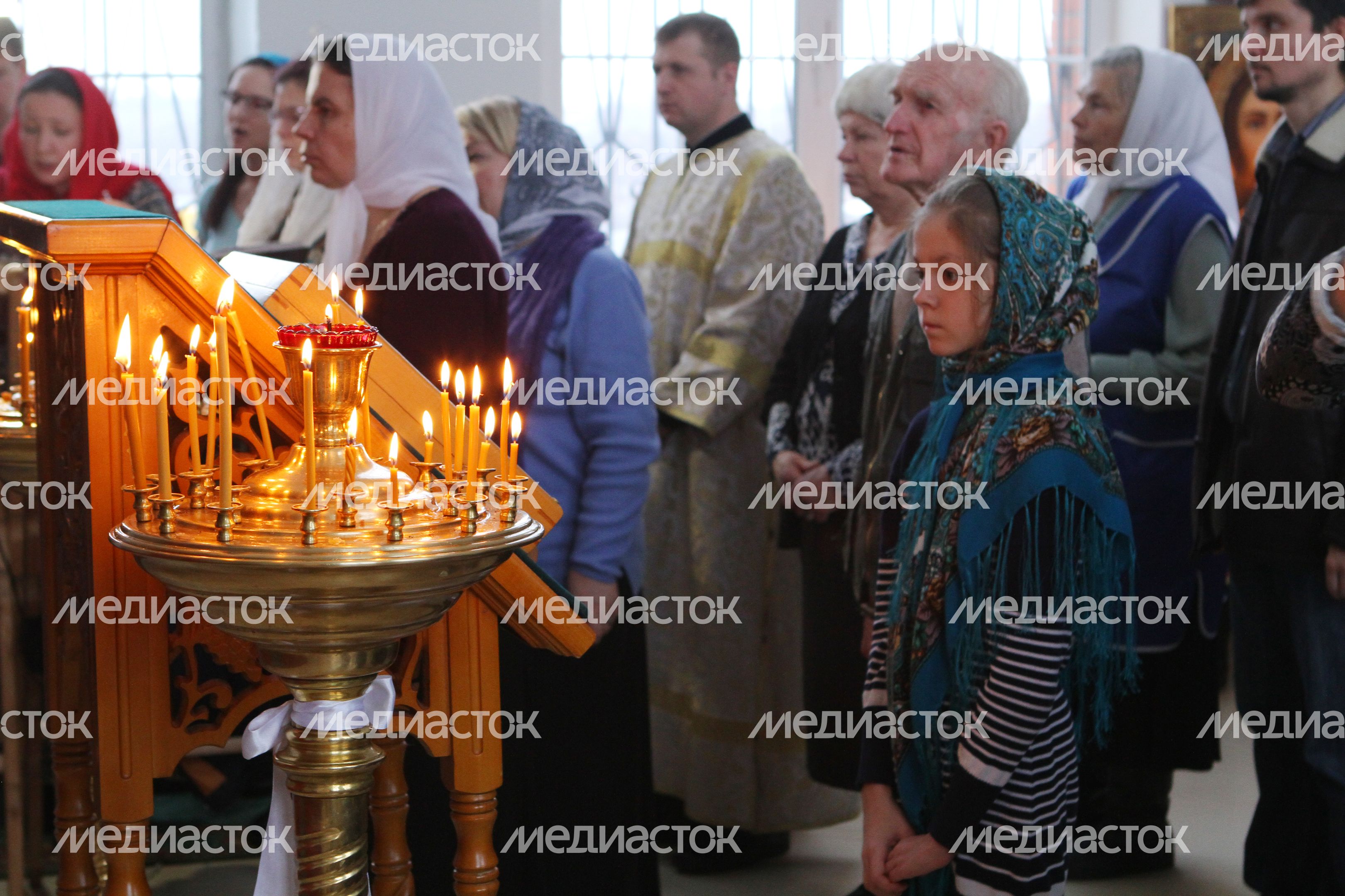 Церковная служба в Крещенский Сочельник в Луховицах Церковная служба в Крещенский Сочельник в Луховицах