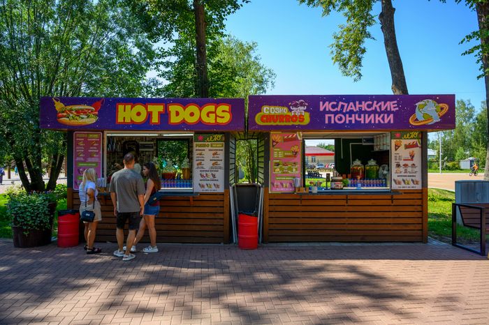 Парк "Скитские пруды" в Сергиевом Посаде. Лето