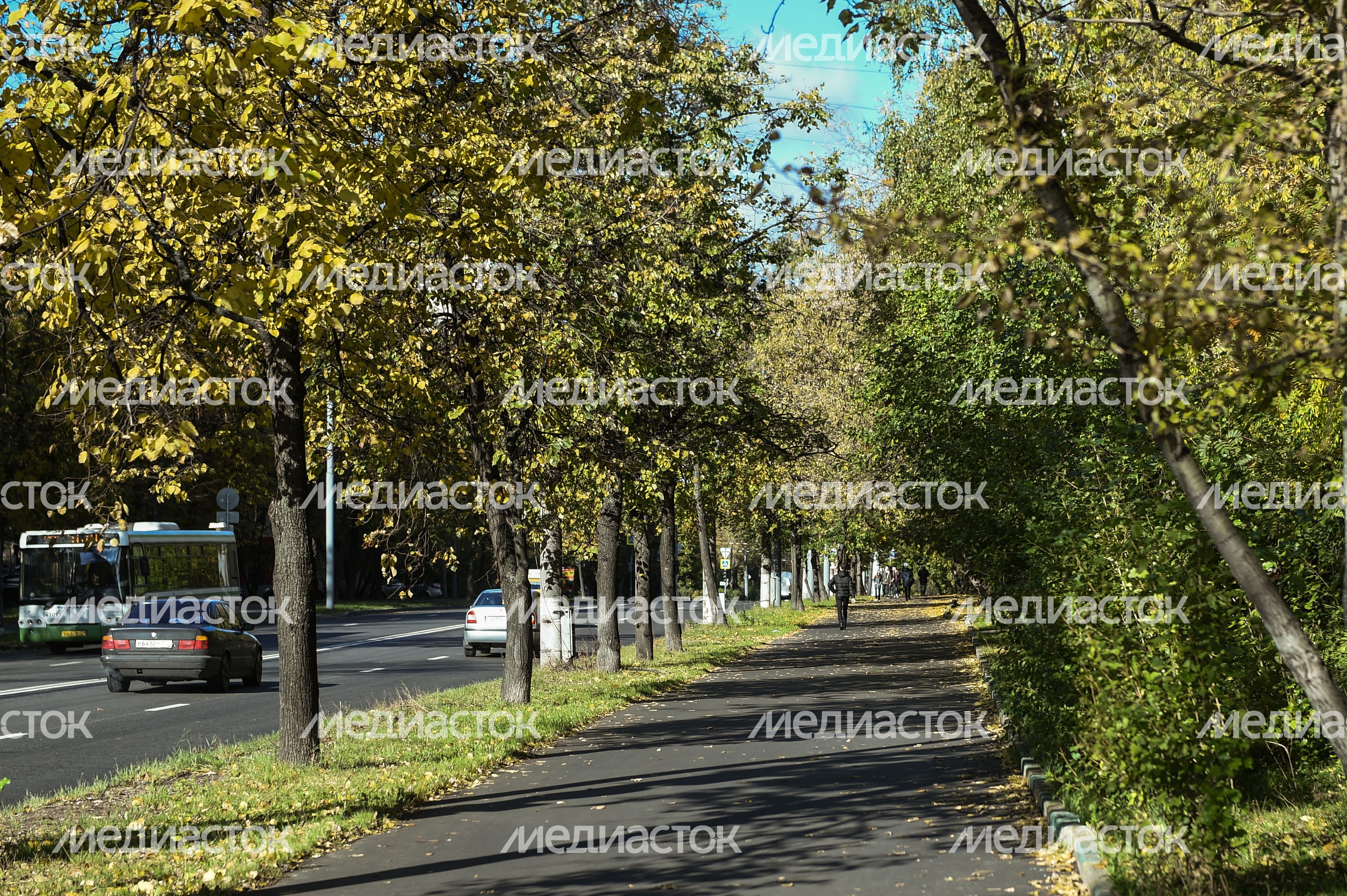 Пенсионеры на улицах Москвы