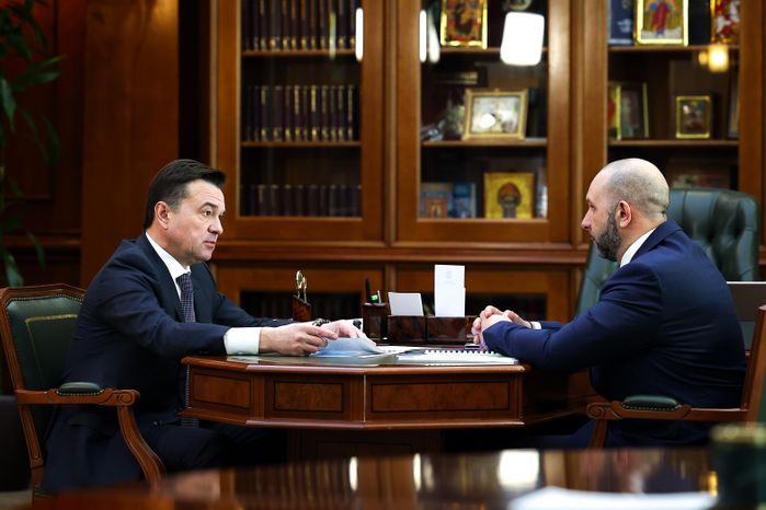 Губернатор провел рабочую встречу с главой Орехово-Зуевского г.о.