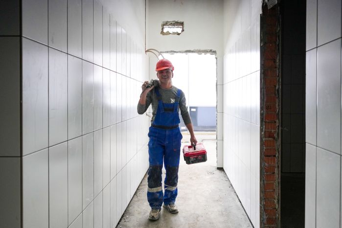 В Подольске продолжается строительство пристройки к школе №16 на 580 мест