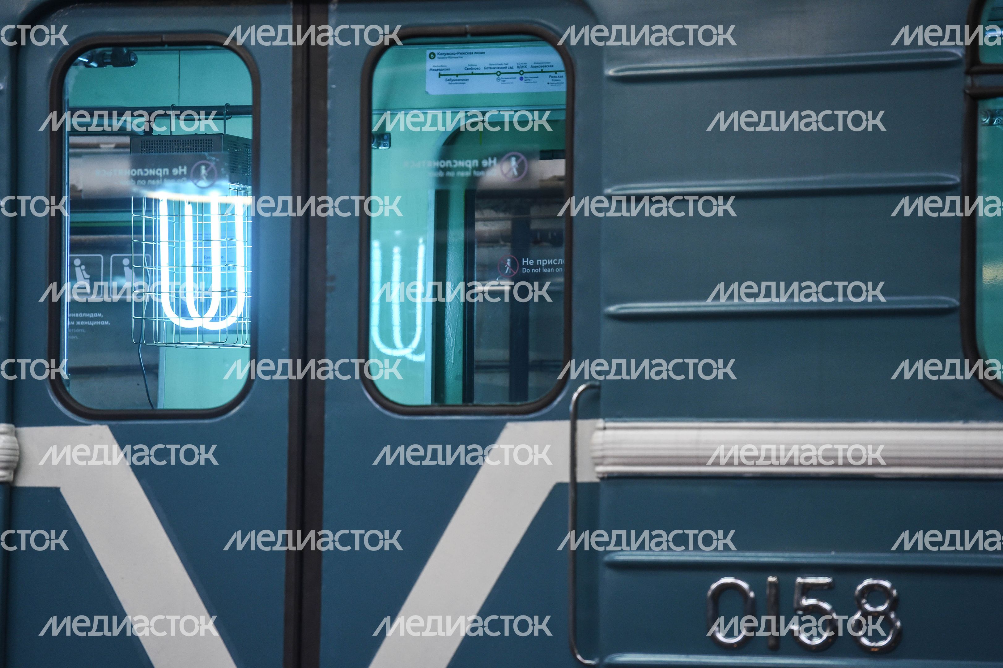 Кварцевание и мытье вагонов метро