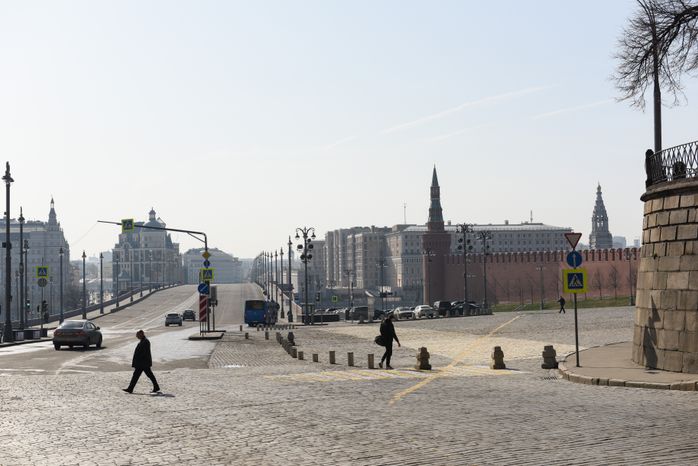Москва во время режима повышенной готовности из-за угрозы распространения коронавируса